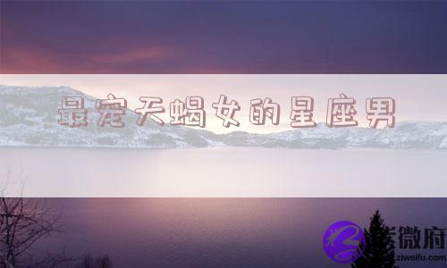 最宠天蝎女的星座男