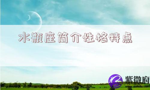 水瓶座简介性格特点