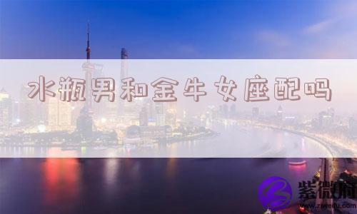 水瓶男和金牛女座配吗