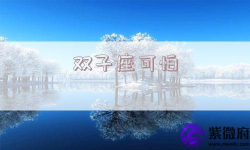 双子座可怕