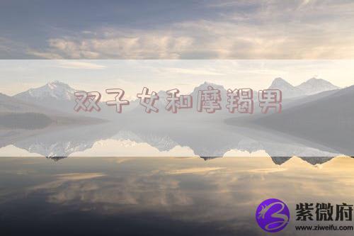 双子女和摩羯男