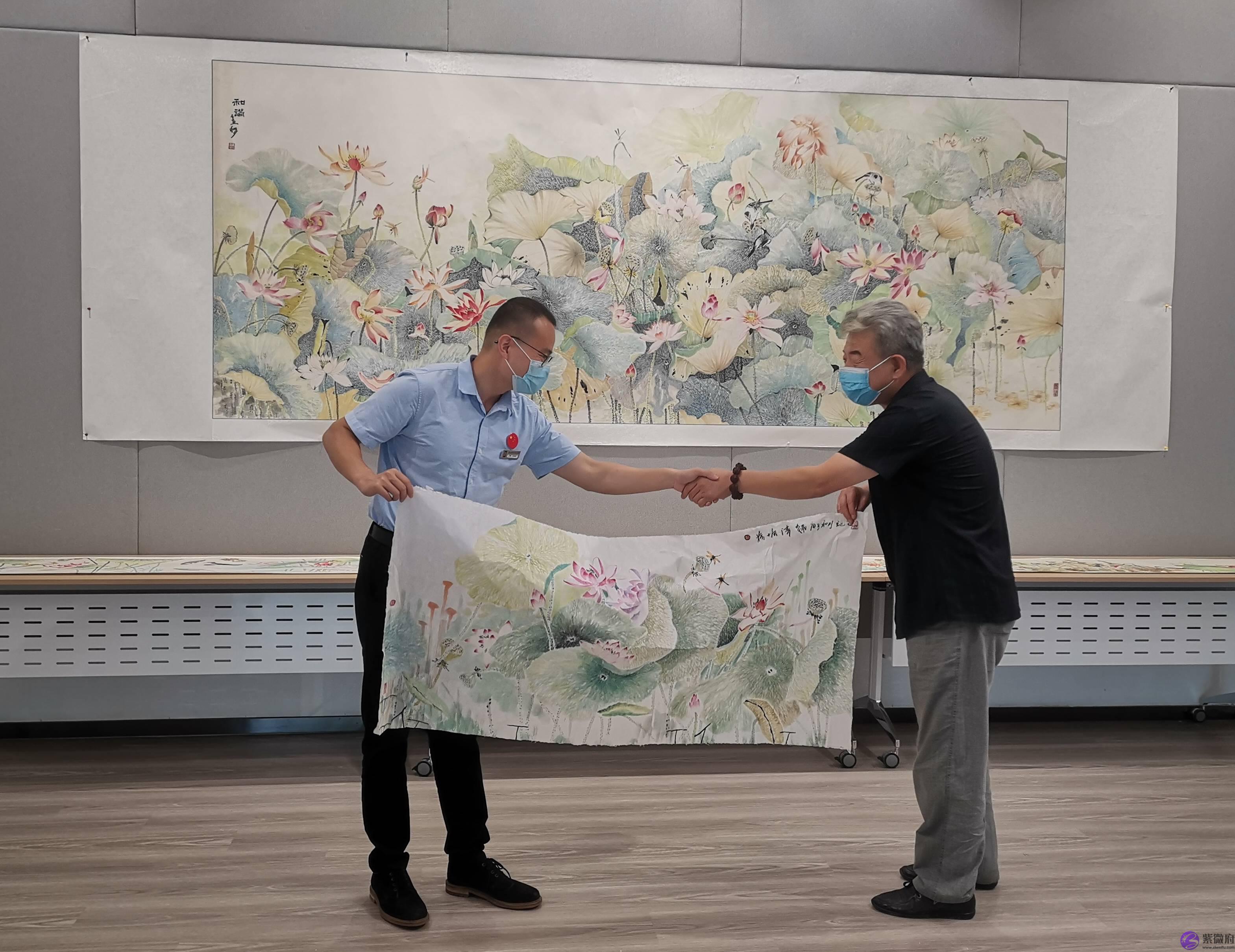 德正传风骨，荷影映清廉——西海岸书画名家莲花展