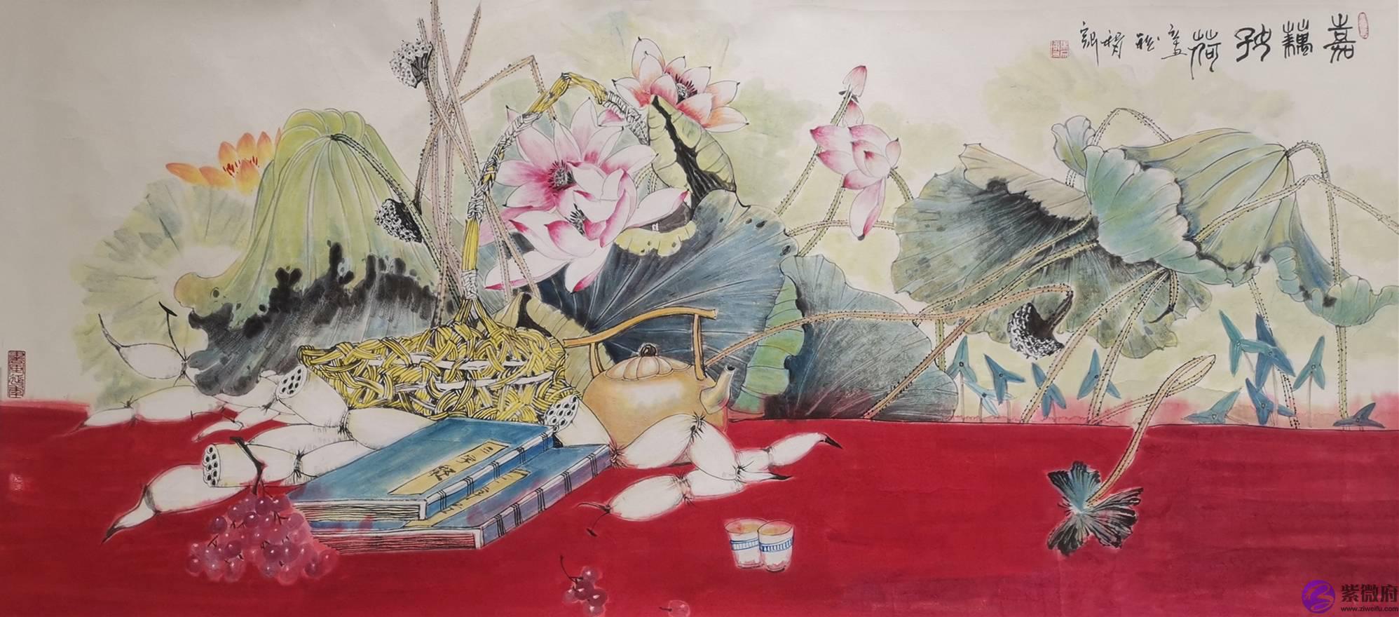 德正传风骨，荷影映清廉——西海岸书画名家莲花展