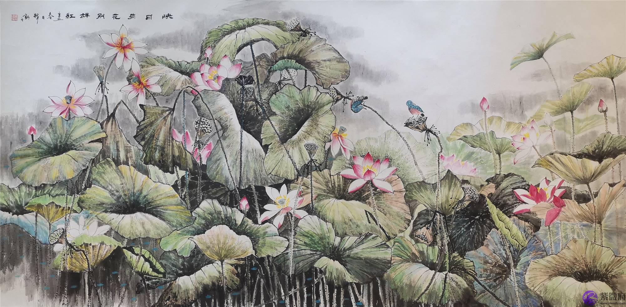 德正传风骨，荷影映清廉——西海岸书画名家莲花展