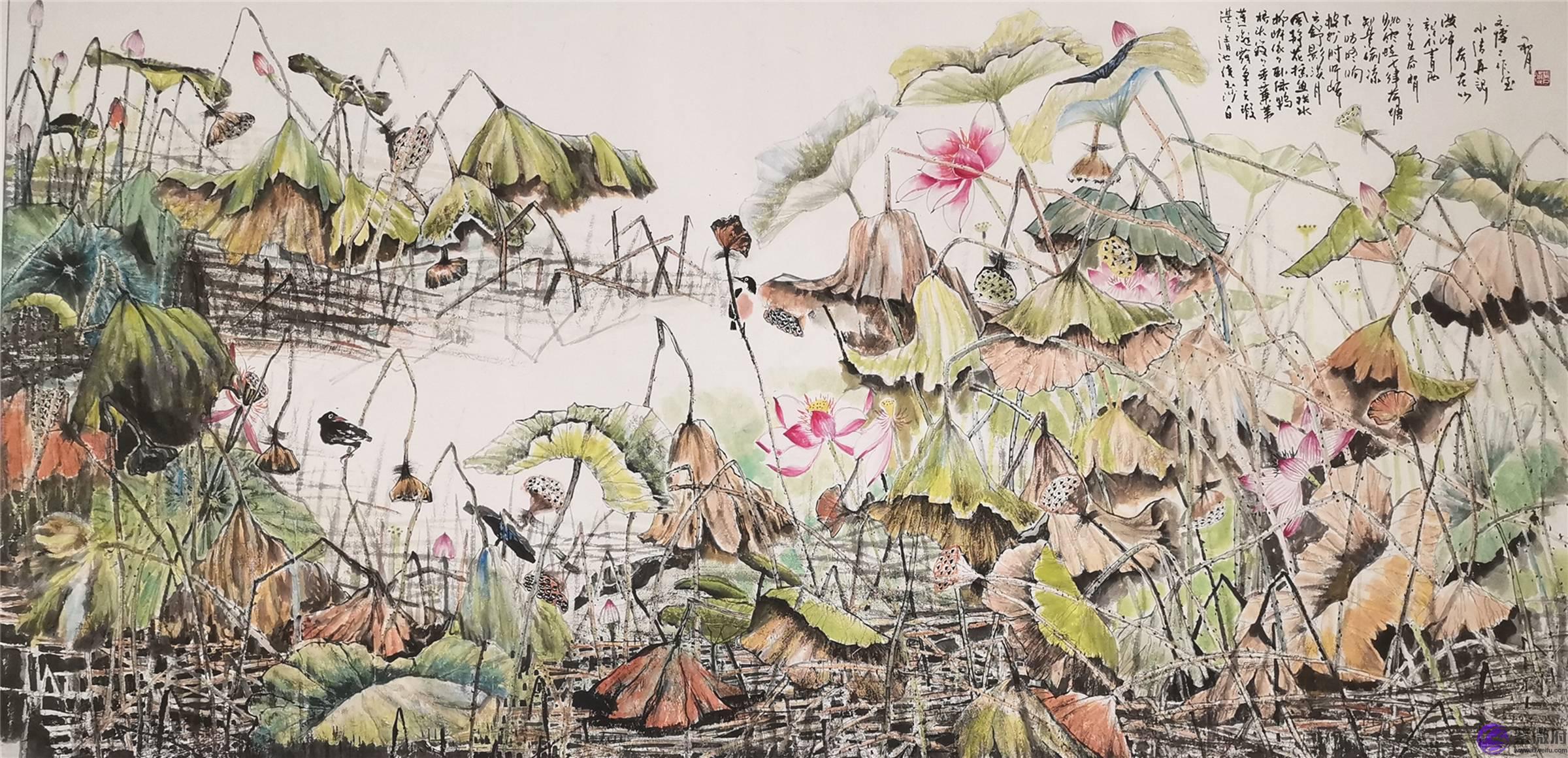 德正传风骨，荷影映清廉——西海岸书画名家莲花展