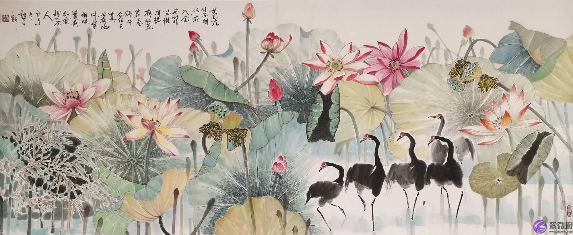 德正传风骨，荷影映清廉——西海岸书画名家莲花展