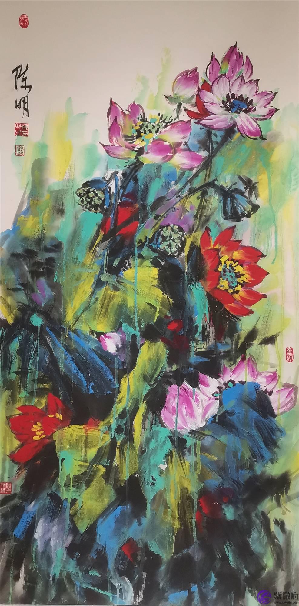 德正传风骨，荷影映清廉——西海岸书画名家莲花展