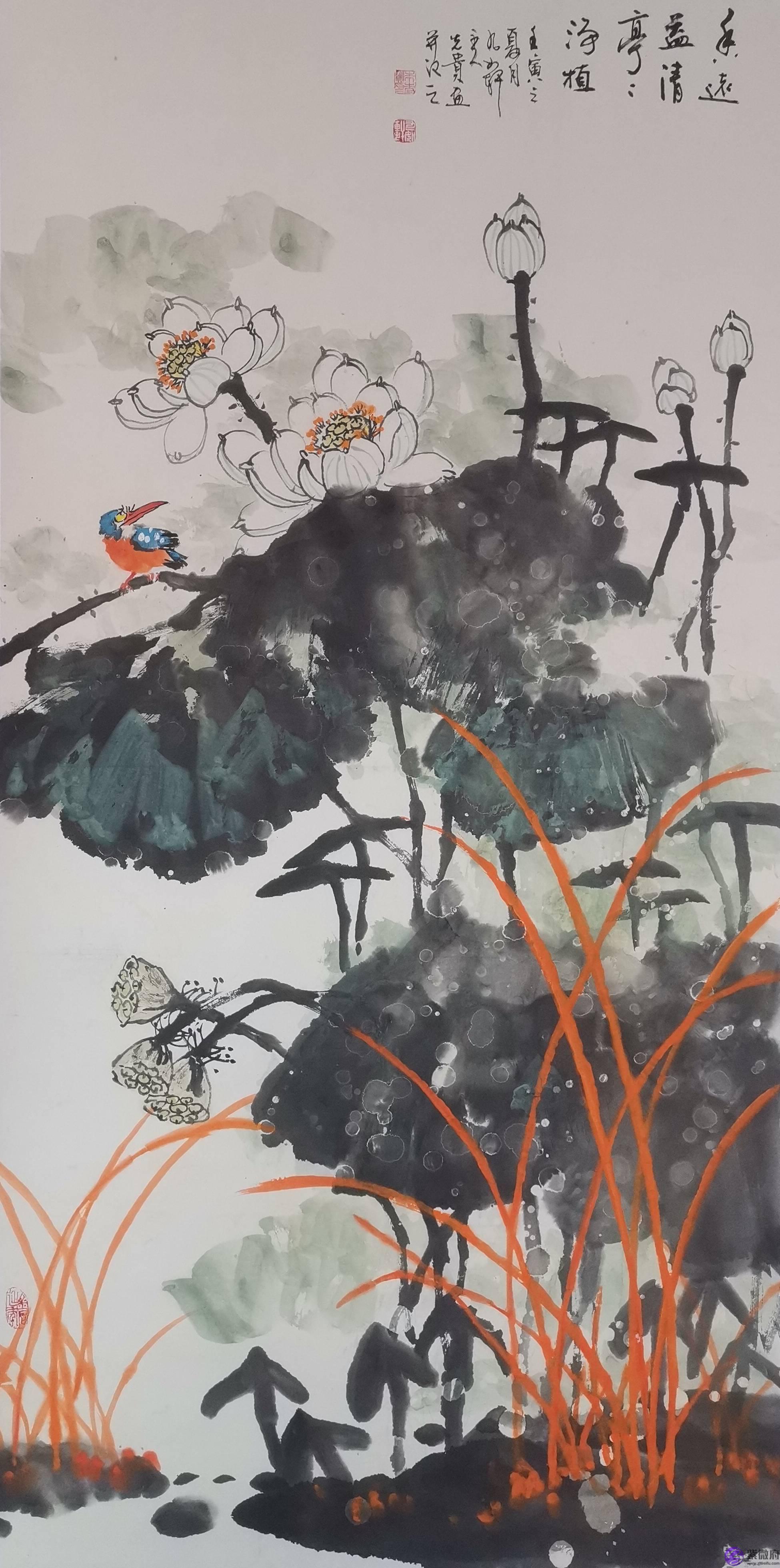 德正传风骨，荷影映清廉——西海岸书画名家莲花展