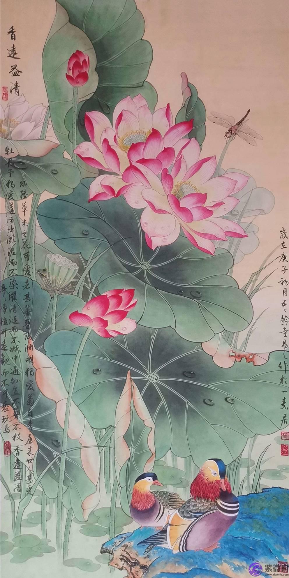 德正传风骨，荷影映清廉——西海岸书画名家莲花展