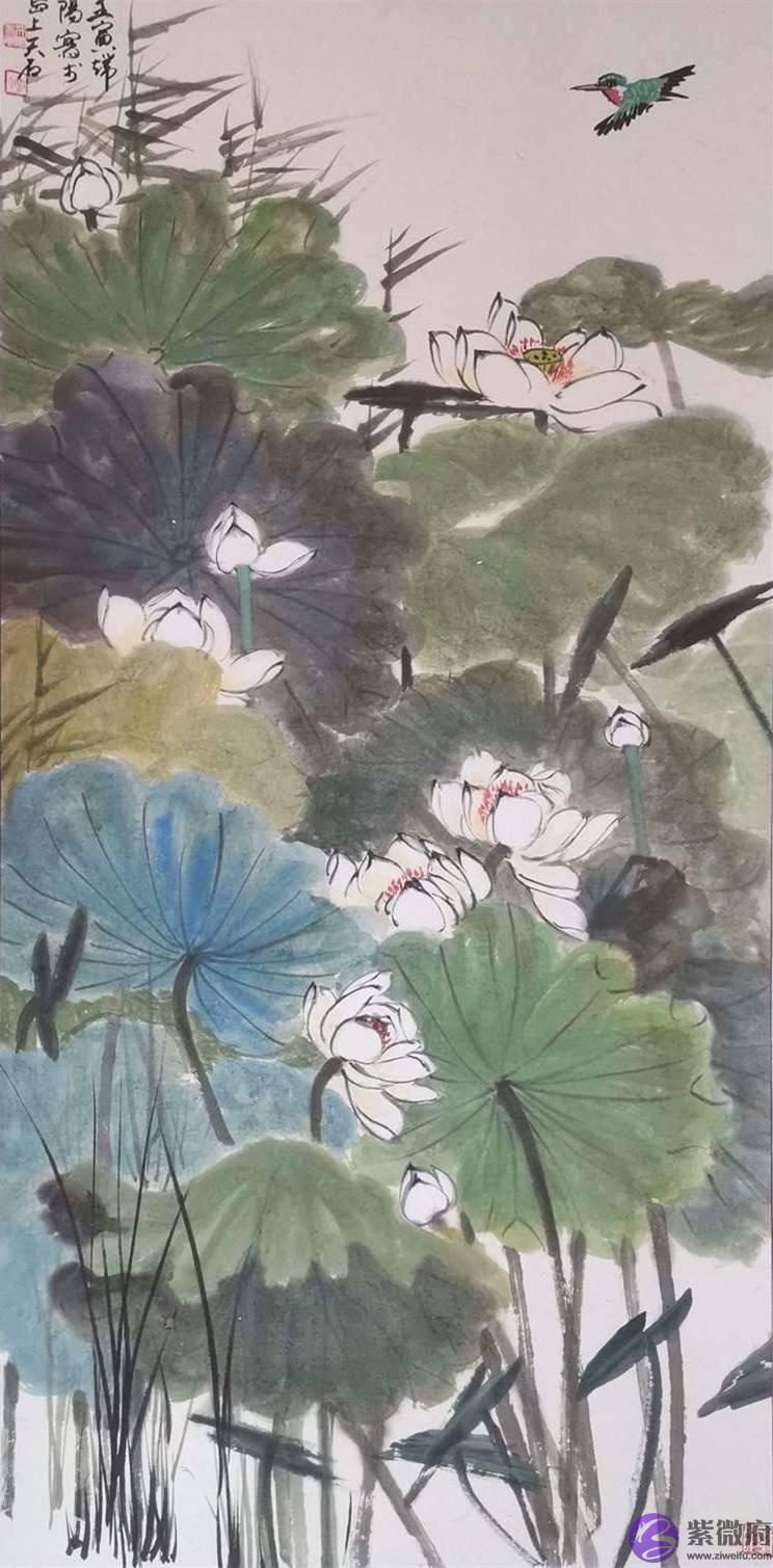 德正传风骨，荷影映清廉——西海岸书画名家莲花展