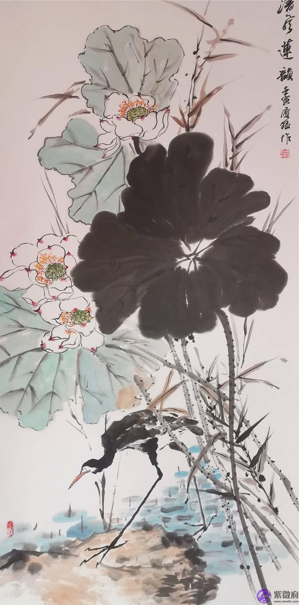 德正传风骨，荷影映清廉——西海岸书画名家莲花展