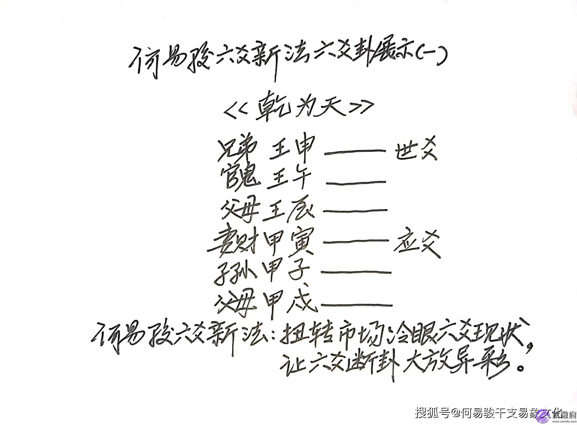 何易骏六爻新法六爻卦纳甲与配支文字配图版加视频版