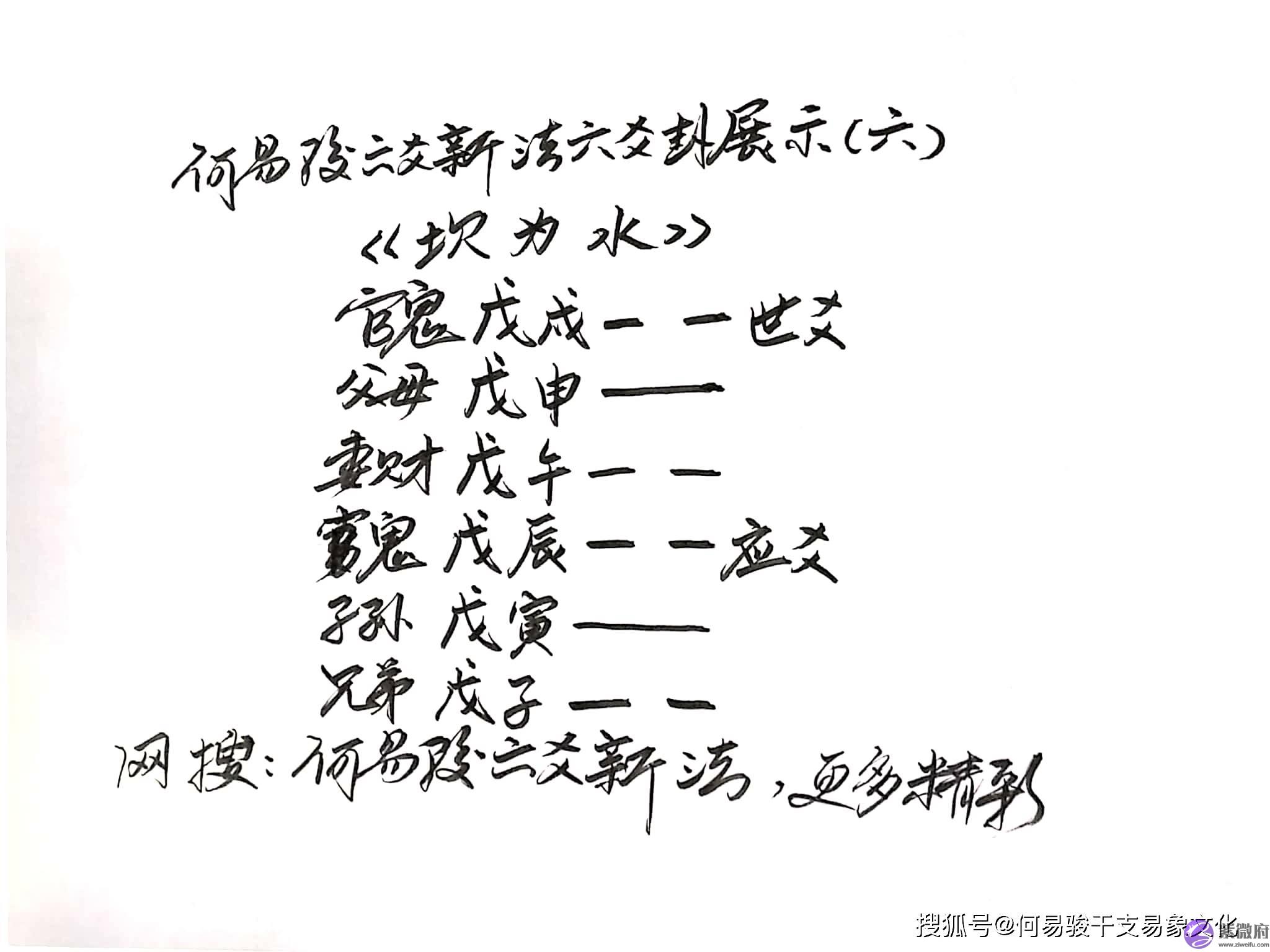 何易骏六爻新法六爻卦纳甲与配支文字配图版加视频版
