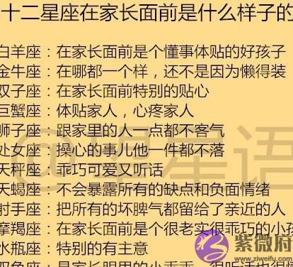 十二星座在朋友面前VS在家长面前！这些星座配对为什麽互相伤害