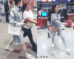 欧阳娜娜模仿刘诗诗走路，跳舞出身的她们走路都这麽特色？
