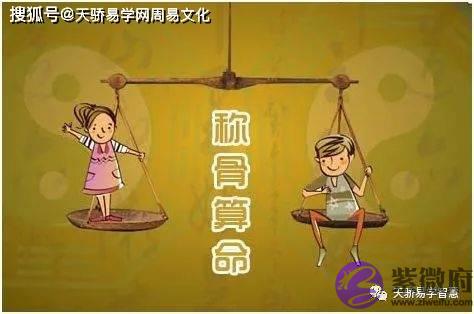 生辰称骨算法男女详细对照表：生辰称骨男命女命