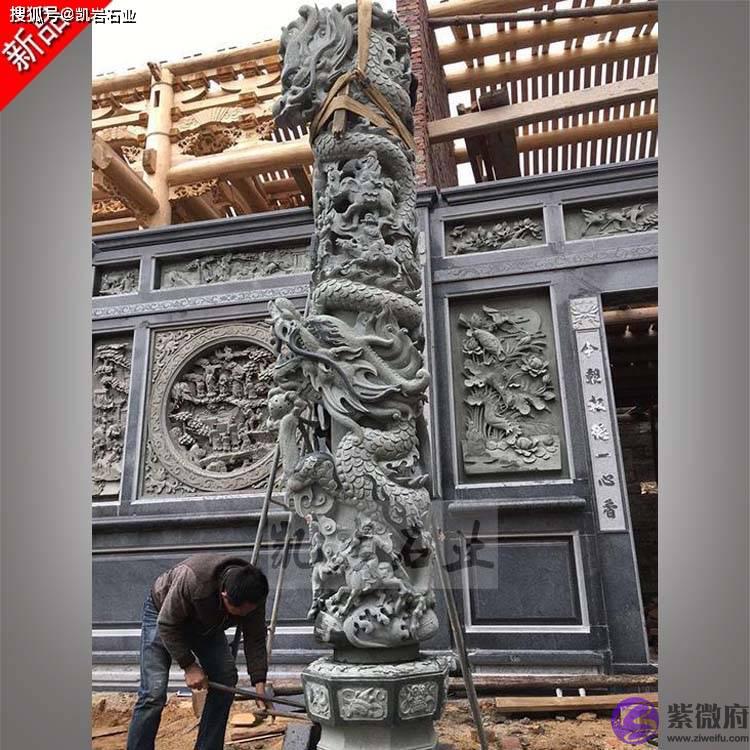 石雕十二生肖文化柱的简单介绍