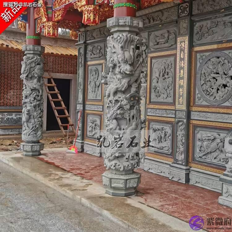 石雕十二生肖文化柱的简单介绍