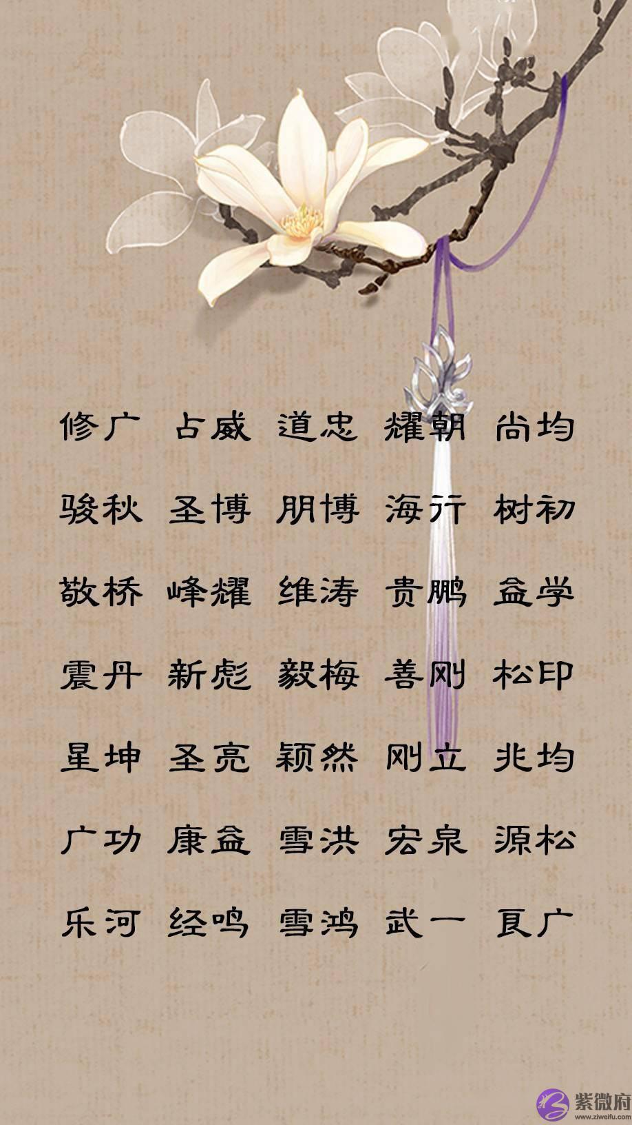 孩子起名最看重什麽？金木水火土，缺啥补啥