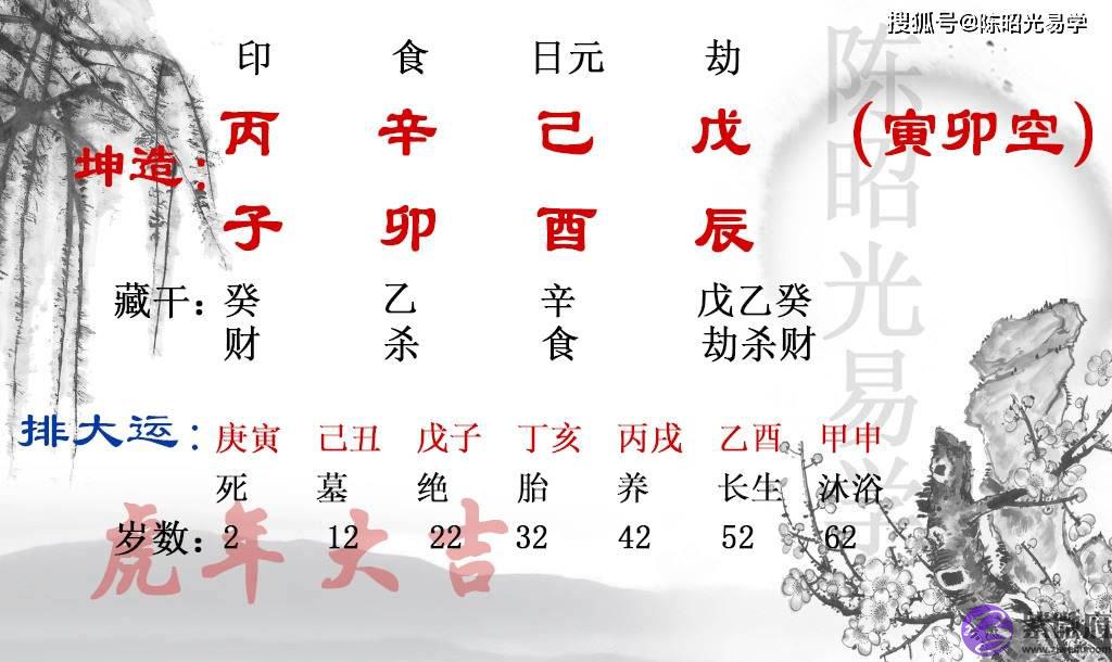 生辰刑冲合俱备，个性反复无常