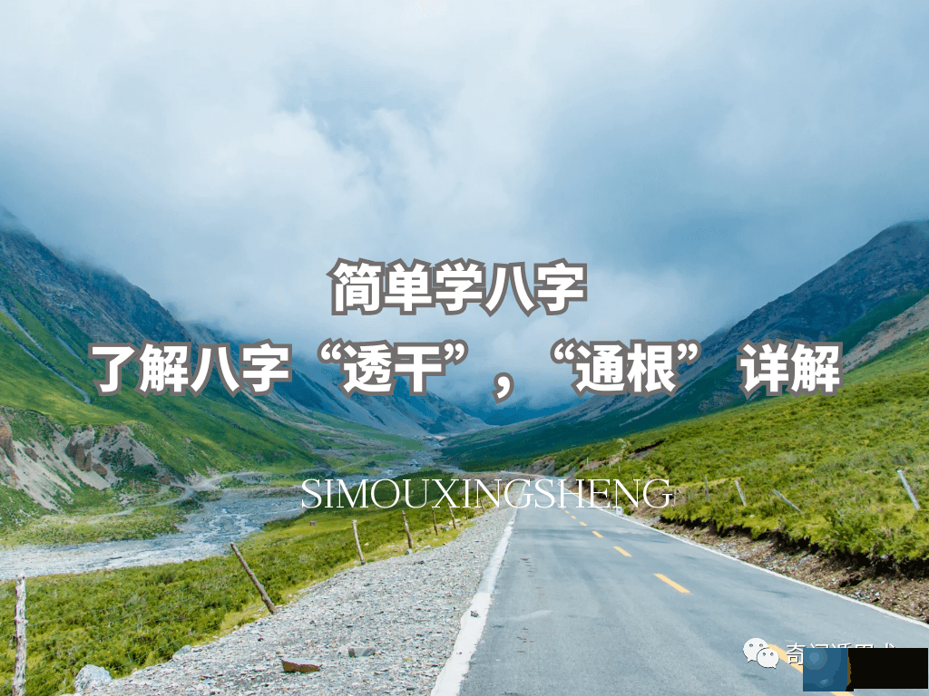 简单学生辰 | 了解生辰“透干”, “通根” 详解