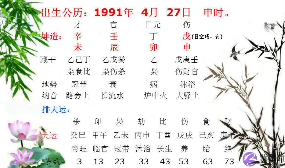 伤官格又见官的生辰！