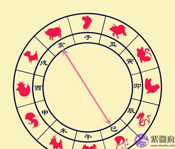 详解生辰中“地支相冲”的表象